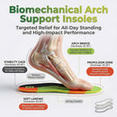 Daily Comfort Shoe Inserts, Balanced Support for Overpronation & Supination Gait, Memory Foam Heel Cups, Kids Friendly Arch Stability, Plantillas para Hombre, Men 8.5-12.5 / Women 10-13.5 — 3