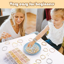 Gold Spacer Beads 2160 Pieces Bracelet Beads for DIY Jewelry Making(Gold, Sliver, Rose Gold, KC Gold) — 6