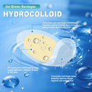 Arme Hydrocolloid Bandages, Gel Blister Bandages for Feet 50Pcs 4 Shape | 50 Pcs — 4