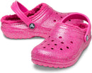 Crocs Kids' Classic Lined Kids Clog – Fuchsia Fun/Multi — 3