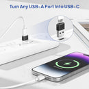 Elebase USB to USB C Adapter for iPhone 18 Pro Max,USBC Car Charger Adapter photo 2