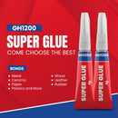 4 Gram x 8 Strong Super Glue All Purpose with Anticlog Cap. Super Fast & Strong Adhesive superglue, Cyanoacrylate… — 2