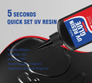 UV Resin Kit with Light, 60g UV Glue with Rechargeable Light, 5 Second Fast Cure UV Glue Adhesive, Clear Repair Kit… — 3