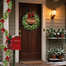 HipTree 6ft Pre-Lit Real Touch Norfolk Christmas Garland with Lights — 6