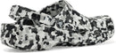 Crocs Kids Classic Watercolor Marbled Clog – Black/White Confetti — 3