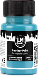 Leather Paint 1.69 fl oz - Light Blue - Faux Leather Paint for Leather Care, Repair & Creative DIY Projects – Perfect for Shoes, Bags — 1