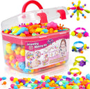 FUNZBO 520+ Snap Pop Beads - Jewelry Making Beads Charms Style Craft Kit, Arts and Crafts for Kids Ages 4-8, Toys… — 1