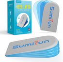 Heel Lift Inserts for Women Shoes - Sumifun Adjustable Orthopedic Shoe Lifts for Uneven Legs - Gel Heel Inserts for Leg Length Discrepancy - Blue - Large — 1