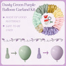 Amandir 173Pcs Dusty Green Purple Pink Balloon Arch Garland Kit — 3