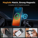 Miracase Magnetic for iPhone 15 Case (Compatible with MagSafe)（with 2X Screen Protectors） Military-Grade Protection, Anti-Fingerprint Translucent Matte Phone Cover for iPhone 15 6.1 inch, Black — 3