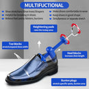 Shoe Stretcher, Plastic Pair of 4-way Adjustable Shoe Expander Shoe Tree Widener for Wide Feet Bunions | blue — 3