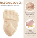 5 Pairs Metatarsal Pads for Women Men, Breathable Shoe Inserts, Ball of Foot Cushions, Relieve Foot and Comfort, One Size Fits Any 3
