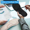 4 Pairs Women Arch Support Insoles Cushion, Black, Gray, Beige, Blue — 6