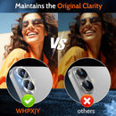 WHPXJY (3 Pack Camera Lens Protector Compatible for iPhone 16/16 Plus Tempered Glass, Maintains Original Clarity/Ultra HD Clear/Shatterproof/Anti-scratch/Case Friendly/Easy to Install photo 3
