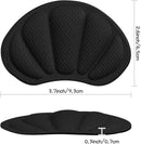 Back of Heel Cushion Pads, Adhesive Heel Grips Inserts for Boots, Loose Shoes Too Big, Reusable Heel Guards Liners for Women Men, Improve Shoe Fit, 8PCS-Black — 5