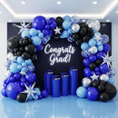 RUBFAC Blue Balloons Different Sizes Royal Blue Balloon Arch Kit 154pcs — 6