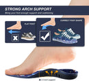 Kids Insoles for Arch Support - Plantar Fasciitis Cushioning Inserts - Shock Absorption - Deep Heel Cup Healthy Feet - Children Inner Soles for Arch Pain, Flat Feet, Feet Pain Relief - Multicolor — 2