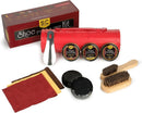 Stone and Clark Compact Travel Size Leather Shoe Shine Kit for Men & Women | Red — 8