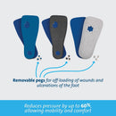 Darco Peg Assist System Large - PTQM3 - Item sold as one (1) insole - Blue — 2