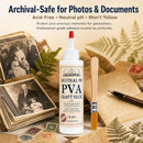 ALECPEA PVA Glue 4 oz for Crafts and Paper Projects — 3