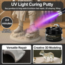 1DFAUL 100g UV Light Curing Putty, Solid Resin, Multi Purpose Adhesive — 2