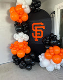 Black White Orange Balloon Arch Kit, 140Pcs Black Orange White Halloween Balloon Garland kit, 18 12 10 5 Inch Different Size Balloons for Halloween Birthday Thanksgiving Day Party Decorations | Black and Oraeng White — 5