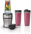 Brand Ninja Nutri-Plus Personal Blender, 900PW, (3) 20oz Cups, Silver, BN301