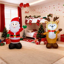 TYBEEU 4ft Inflatable Santa Claus with LEDs, 30s-Auto Blow Up — 5