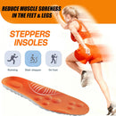 3 Pairs 4D Cloud Insoles for Men and Women,Trim to Fit Steppers Insoles - Black+orange+gray — 2