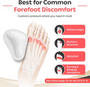 Pedag T-Form | German Made | Metatarsal Foot Pads for Pain Relief | Anatomically Correct | Vegetable Tan Leather | Self Adhesive | White | Size X-Large, Fits US Men 11-13 | 1 Pair 4