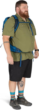 Osprey Talon 22L Men's Lightweight Hiking Backpack, Green OS | 22L - Extended Fit | Green Canopy/Pine Leaf — 8