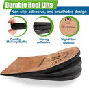 Heel Lifts for Women– Shoe Lifts for Women – Heel Pads and Heel Inserts for Heel Pain Relief – Adjustable Heel Lift – Pack of 2（M） — 3