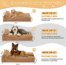 Orthopedic Dog Beds for Large Dogs, 7" Memory Foam Dog Beds with Waterproof…
