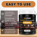 Black Leather Recoloring Balm, 12oz Leather Color Restorer for Couches, Leather Repair Kit for Furniture, Leather Dye for Leather Fade — 5
