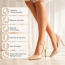 1 Pairs of Inserts for High Heels, 3/4 Gel Cushion Insoles ＆2 Pairs of Clear Non Slip Shoe Pads for Heels, Adhesive Anti-Skid Shoe Pads for Women and Men Shose (Clear) — 4