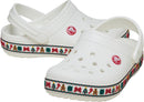 Crocs Kids Crocband Clogs, White Holiday, 8 Toddler — 2