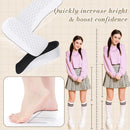 3 Pairs Height Increase Insoles for Shoes, Black, 1.4 Inch — 7