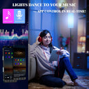 Qaubauyt Smart LED Floor Lamp with APP Control & RGB Colors - Dimmable Standing Lamp for Living Room, Bedroom,… — 5