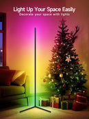 Tyute Corner Floor Lamp, RGB LED Corner Lamp with Music Sync, Smart App and Remote Control Color Changing Ambience… — 5