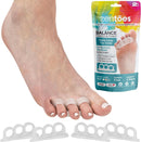 ZenToes Hammer Toe Corrector, Triple Loop Gel Toe Spacers, 4 Pack 1