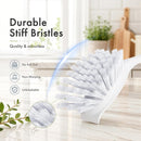 Amazer Dish Brush with Handle, 2 Pack Kitchen Scrub Brushes for Cleaning, Dish Scrubber with Stiff Bristles for… — 2