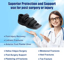 Estinko Post Op Shoe, Post Op Recovery Shoe, Adjustable Medical Walking Shoe for Post Surgery or Operation Foot Support, Broken Foot or Toe, Fracture or Ulcer, S, Male Size 6.5-8, Female Size 8-9.5 - Post Op Shoe * 1PC — 2