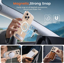Magnetic for iPhone 16 Pro Max Case with Stand, Clear — 5