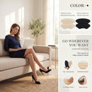 Heel Pads Cushions Inserts for Loose Shoes Heel Grips (Beige+Black,18Pcs) - Black and Beige | 9-pairs — 7