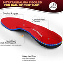 Metatarsalgia Insoles with Metatarsal Pad for Men Women, Ball of Foot Pain Relief Orthotics, Morton's Neuroma Pain Relief, Plantar Fasciitis Relief, Arch Support Shoe Inserts for Standing All Day 5