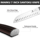 imarku Santoku Knife 7 Inch with Sharp Japanese High Carbon Stainless Steel