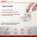 TEGA Kids' Carbon Fiber Insoles for Idiopathic Toe Walking - 1 Pair - Rigid Shoe Inserts to Correct Tiptoe Walking - Toddlers and Big Kids Insert (Big Kid 3) — 7