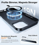 TORRAS Magnetic Slim-Fit for iPhone 16 Pro Max Case Thin Black — 4