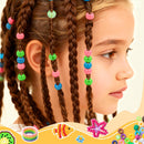 Simetufy 1200Pcs Pony Beads for Bracelet Making, Multi-Colored 6x9mm — 5