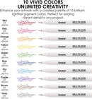 Grabie Micro Fineliner Pens, 10 Multicolor Waterproof Drawing Pens | 10-Multicolor — 2